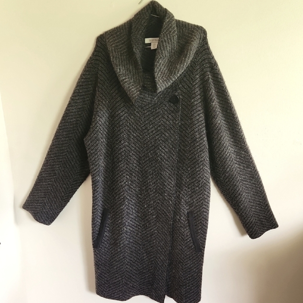 Ellen Tracy Gray‎ Cowl Neck Sweater, Size 1X